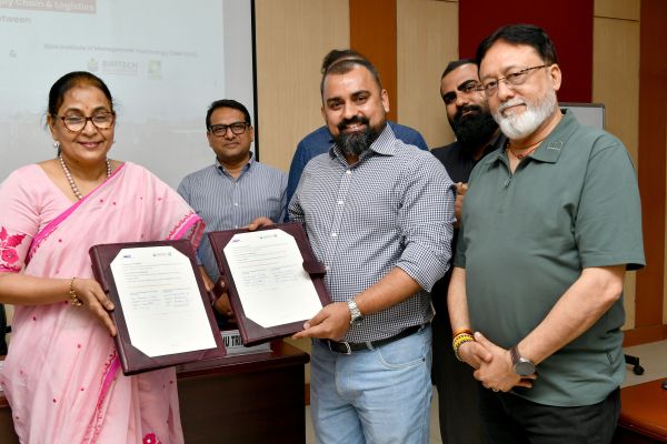 बिमटेक और हेक्सालॉग के बीच ऐतिहासिक समझौता: सप्लाई चेन और लॉजिस्टिक्स में बनेगा ‘सेंटर ऑफ एक्सीलेंस’; छात्रों को मिलेगा ₹1 लाख का स्टार्टअप सपोर्ट