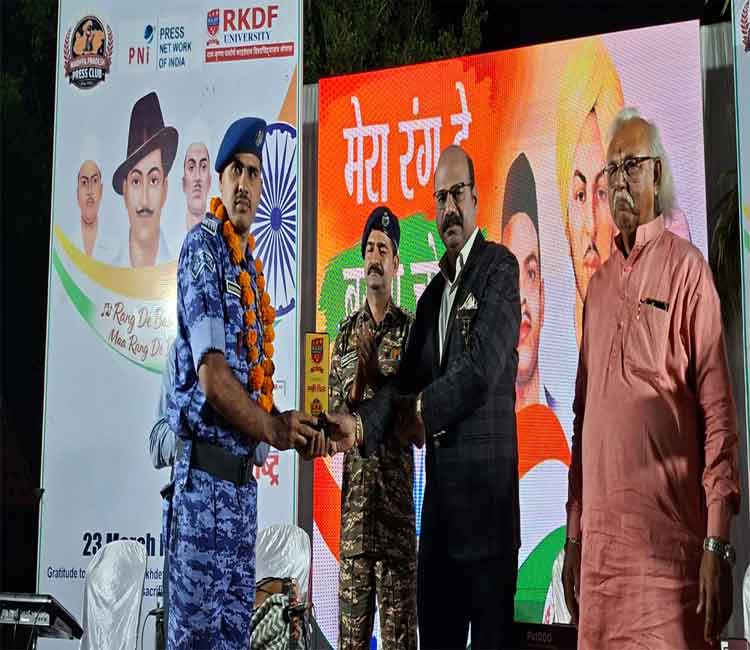 “रंग दे बसंती चोला” में उमड़ा देशभक्ति का ज्वार: शहीद   दिवस पर मध्य प्रदेश प्रेस क्लब का भव्य आयोजन