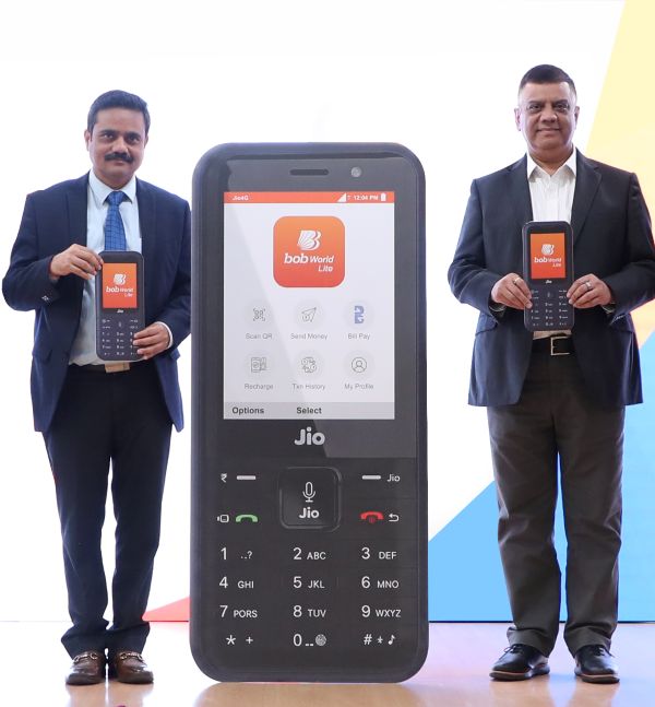 बैंक ऑफ बड़ौदा और रिलायंस जियो की ऐतिहासिक साझेदारी: ‘bob World Lite’ के साथ फीचर फोन यूजर्स को मिलेगी व्यापक डिजिटल बैंकिंग की शक्ति