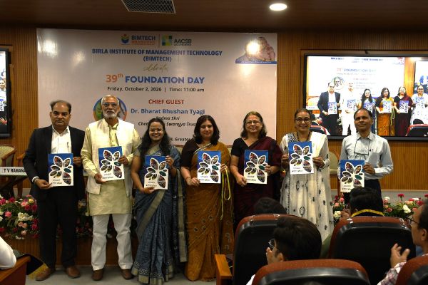 बिमटेक (BIMTECH) ने धूमधाम से मनाया 39वां स्थापना दिवस; प्रबंधन शिक्षा, अनुसंधान और सामाजिक प्रभाव में उत्कृष्टता की प्रतिबद्धता दोहराई